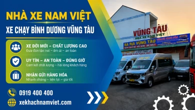 Nhà Xe Nam Việt – Xe Chạy Bình Dương Vũng Tàu