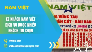 Xe Khách Nam Việt – Dịch Vụ Được Nhiều Khách Tin Chọn