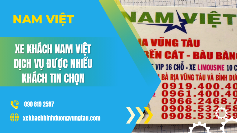 Xe Khách Nam Việt – Dịch Vụ Được Nhiều Khách Tin Chọn